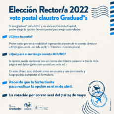 Voto Postal Graduados Elecciones Rectorado