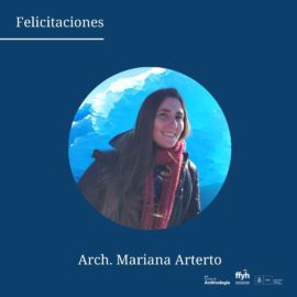 Felicitaciones Arch. Mariana Artero