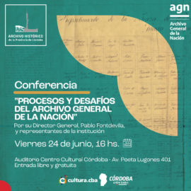 Conferencia AGN ”Procesos y desafíos del Archivo General de la Nación”
