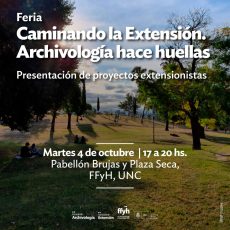 Feria | Caminando la Extensión. Archivología deja huellas.