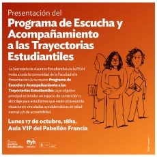 Presentación del Programa de Escucha y Acompañamiento a Trayectorias Estudiantiles