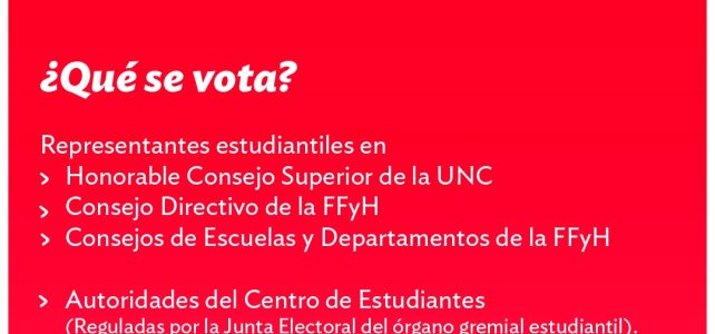 Elecciones estudiantiles 2023