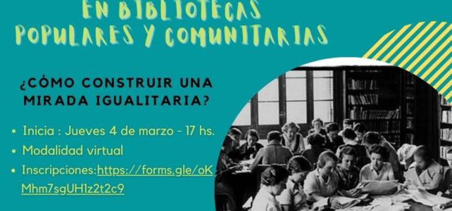 Perspectiva de Géneros en Bibliotecas Populares y Comunitarias