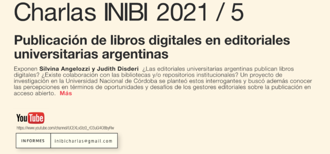 Publicación de libros digitales en editoriales universitarias argentinas