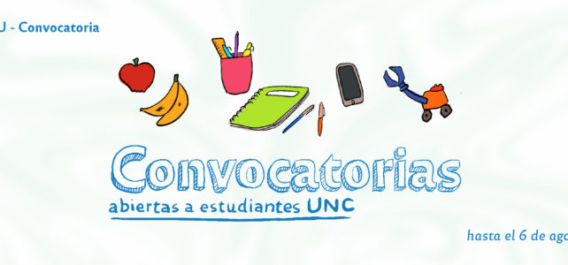 Convocatorias abiertas a estudiantes para participar en proyectos de Extensión Universitaria