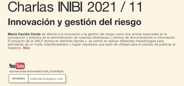 Charla del INIBI – Innovación y gestión del riesgo