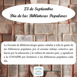 23 de Septiembre – Día de las Bibliotecas Populares