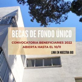 Becas Fondo Unico – Convocatoria 2022