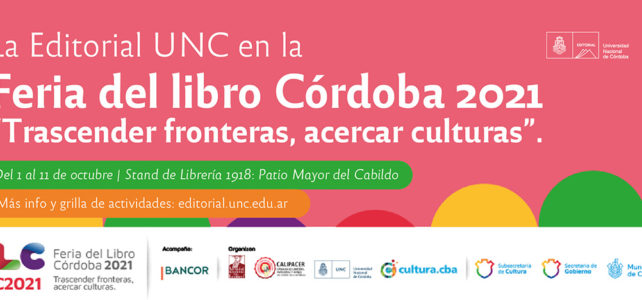 La Editorial de la UNC en la 35° Feria del Libro Córdoba 2021