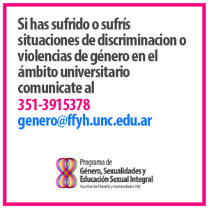 Campaña contra situaciones de discriminación y violencias de género en la FFyH