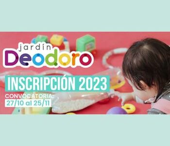 Jardín Deodoro – Convocatoria Ciclo Lectivo 2023