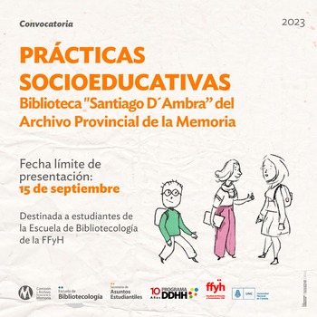 Prácticas socioeducativas en la Biblioteca «Santiago D’ambra» del Archivo Provincial de la Memoria