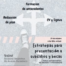 Estrategias para presentación a subsidios y becas para estudiantes de grado y posgrado (SADAF)