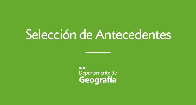 Curso de Nivelación para la carrera de Geografía