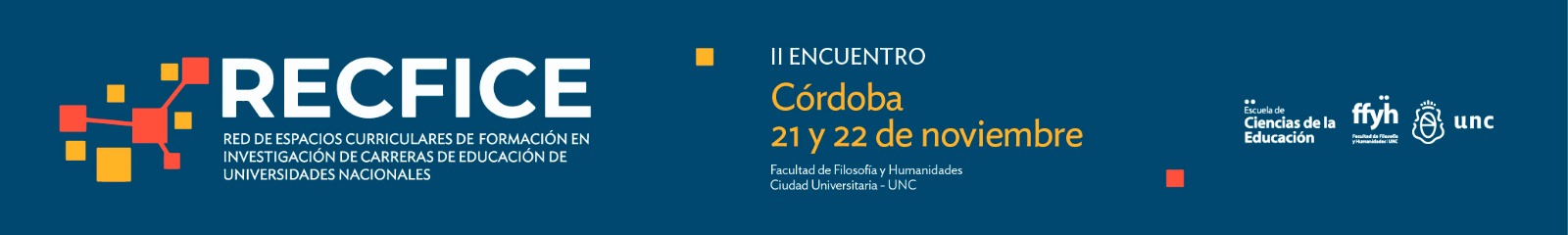 II ENCUENTRO RECFICE – 21 y 22 de noviembre – Córdoba 